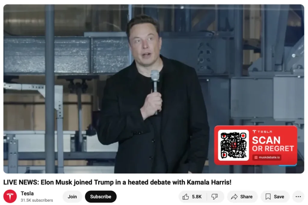 Fake Tesla Video Scam Uses Deepfake Musk to Deceive Crypto Investors