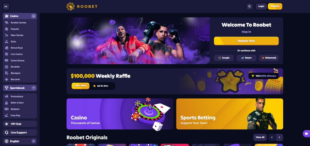 Roobet Crypto: The Fastest Growing Casino Today