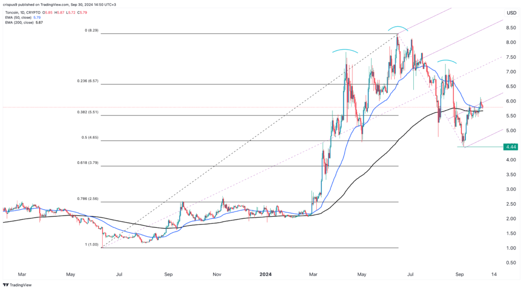 Toncoins Strong On-Chain Metrics vs. Dreaded Price Patterns