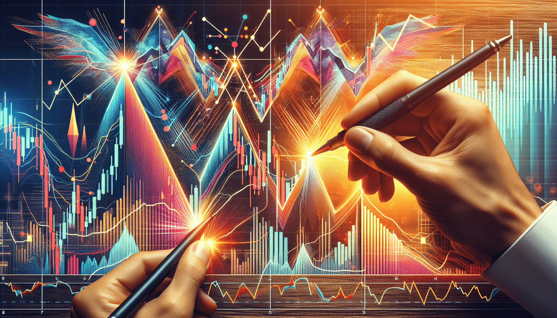 the quiet tension of a double top breakout